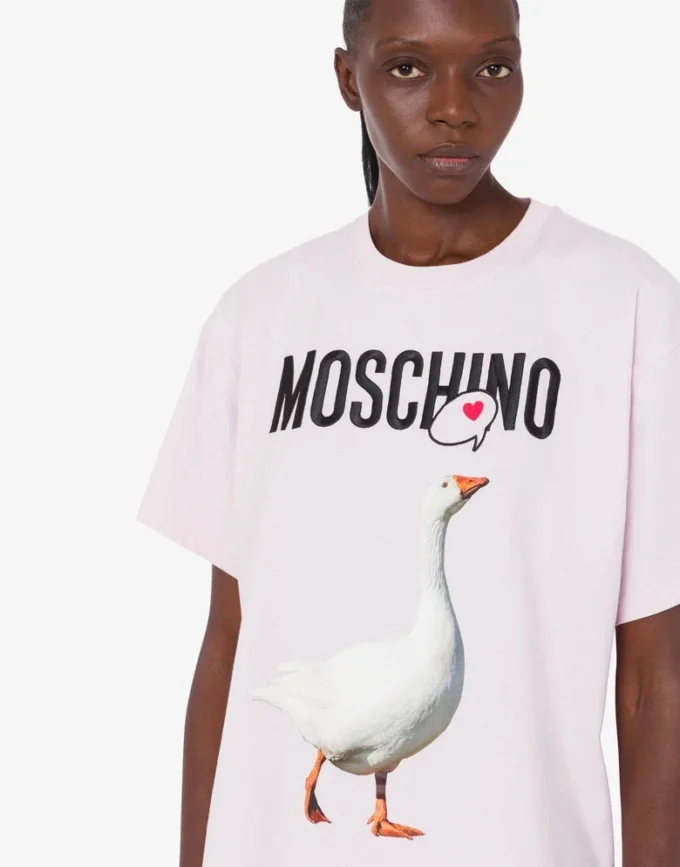 T-shirt en jersey de coton biologique Goose