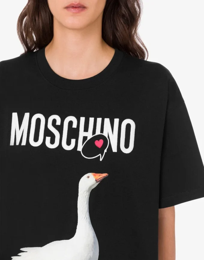 T-shirt en jersey de coton biologique Goose