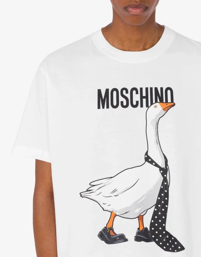T-shirt en jersey de coton biologique Goose