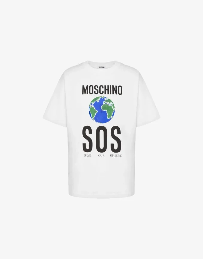 T-shirt en jersey de coton biologique imprimé