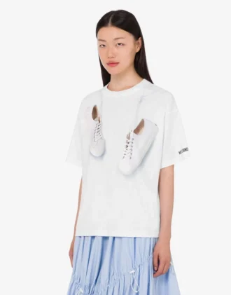 T-shirt en jersey de coton biologique imprimé