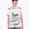 T-shirt en jersey de coton biologique imprimé