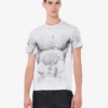 T-shirt en jersey de coton biologique imprimé T-shirt en jersey de coton biologique imprimé