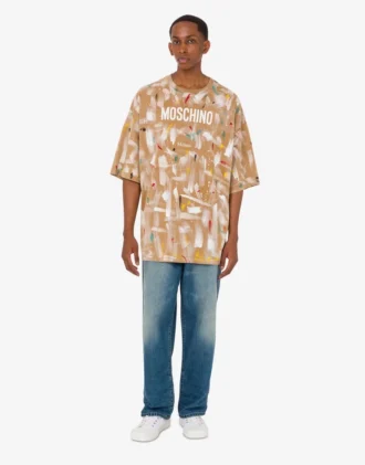 T-shirt en jersey de coton biologique imprimé