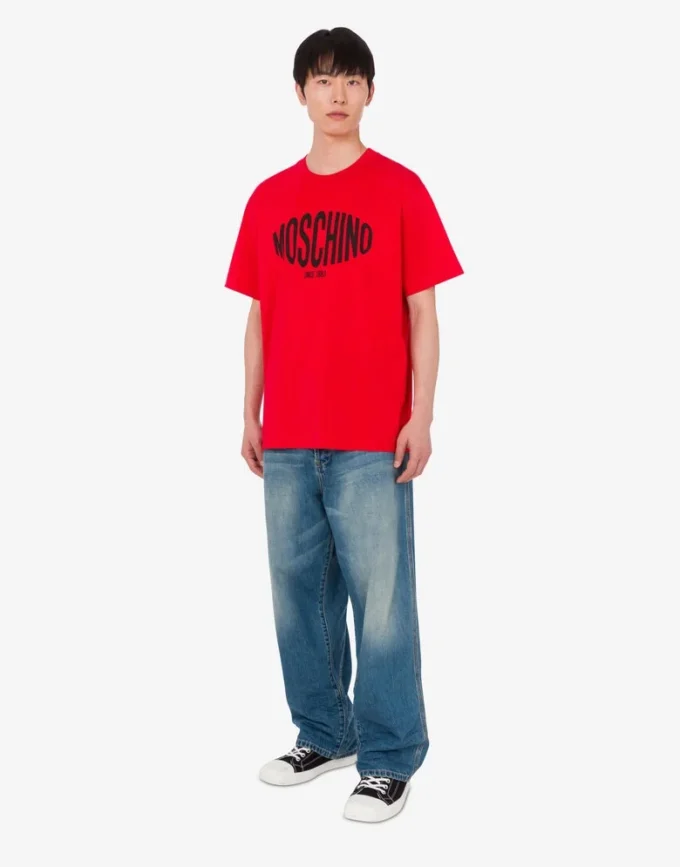 T-shirt en jersey de coton biologique imprimé