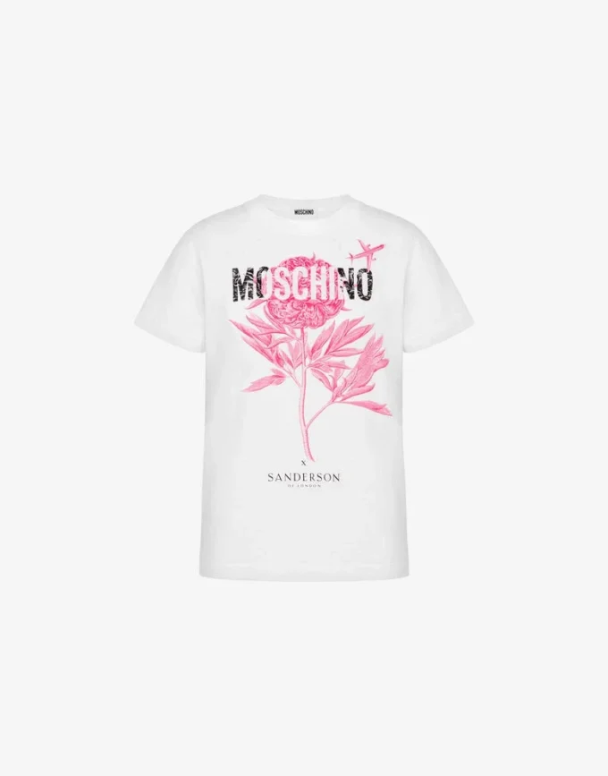 T-shirt en jersey de coton biologique imprimé