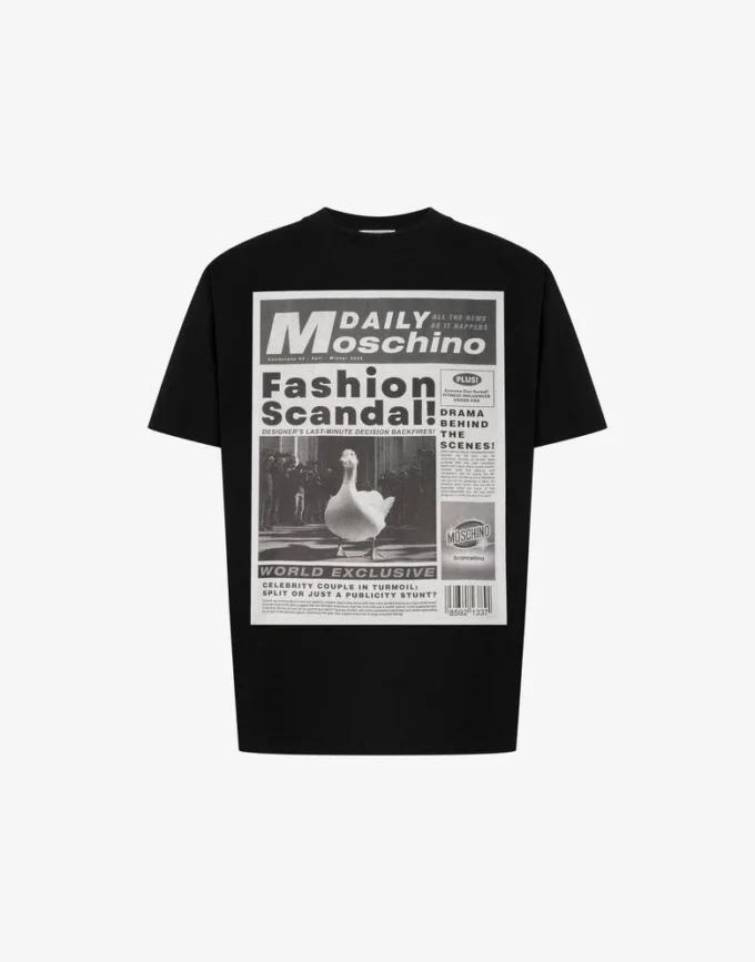 T-shirt en jersey de coton biologique imprimé
