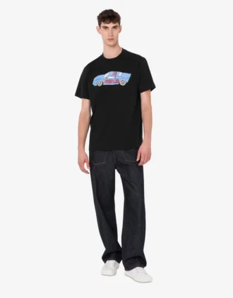 T-shirt en jersey de coton biologique imprimé