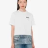T-shirt en jersey de coton biologique imprimé T-shirt en jersey de coton biologique imprimé