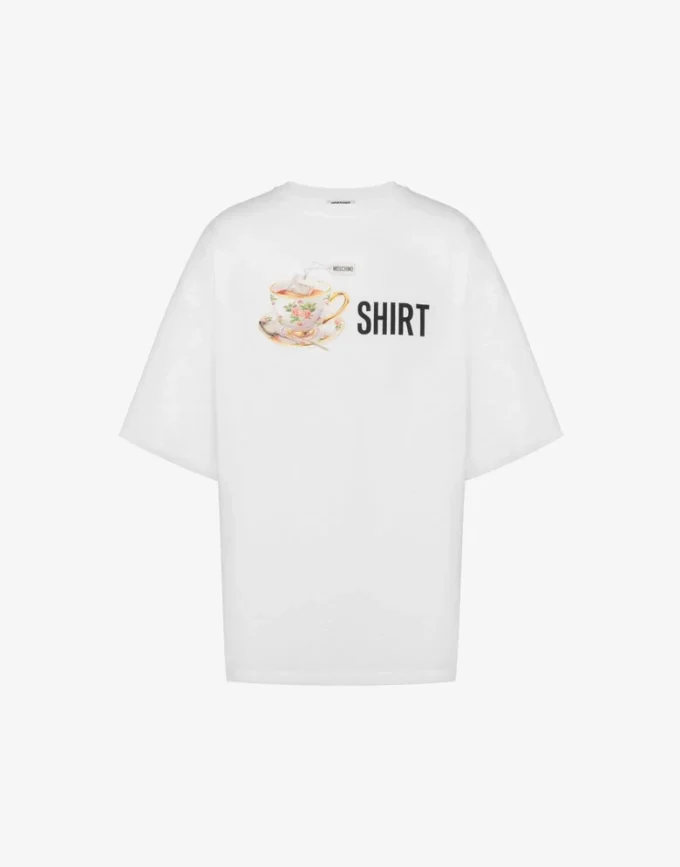 T-shirt en jersey de coton biologique imprimé T-shirt en jersey de coton biologique imprimé