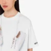 T-shirt en jersey de coton biologique imprimé T-shirt en jersey de coton biologique imprimé