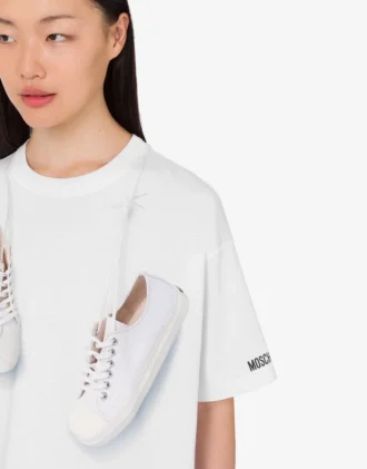 T-shirt en jersey de coton biologique imprimé