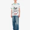 T-shirt en jersey de coton biologique imprimé