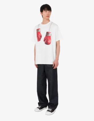 T-shirt en jersey de coton biologique imprimé T-shirt en jersey de coton biologique imprimé