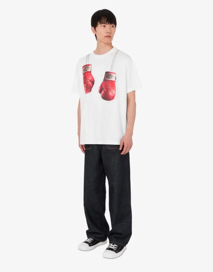 T-shirt en jersey de coton biologique imprimé