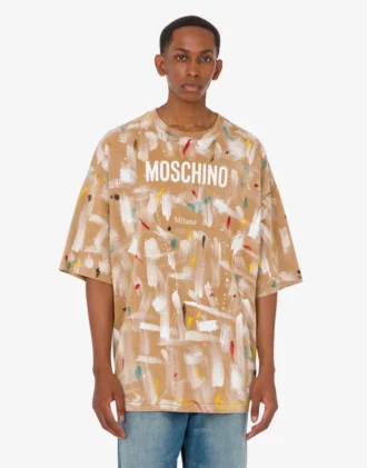 T-shirt en jersey de coton biologique imprimé
