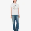 T-shirt en jersey de coton biologique imprimé