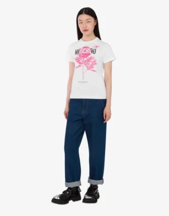 T-shirt en jersey de coton biologique imprimé