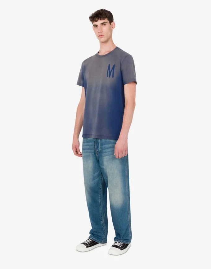 T-shirt en jersey de coton biologique imprimé T-shirt en jersey de coton biologique imprimé