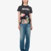 T-shirt en jersey de coton biologique imprimé T-shirt en jersey de coton biologique imprimé