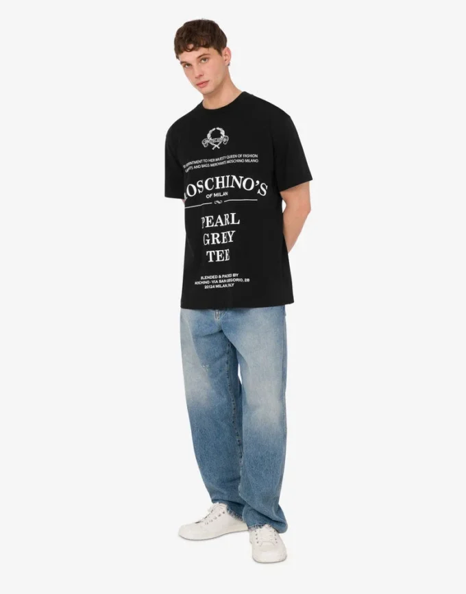 T-shirt en jersey de coton biologique imprimé T-shirt en jersey de coton biologique imprimé