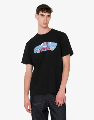 T-shirt en jersey de coton biologique imprimé