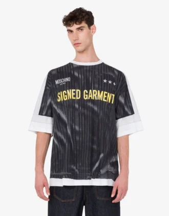 T-shirt en jersey de coton biologique imprimé