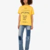 T-shirt en jersey de coton biologique imprimé T-shirt en jersey de coton biologique imprimé