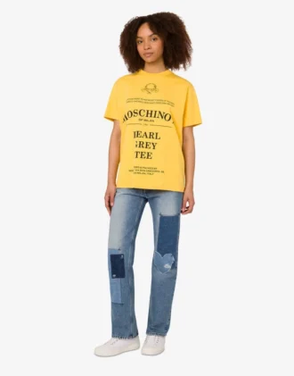 T-shirt en jersey de coton biologique imprimé