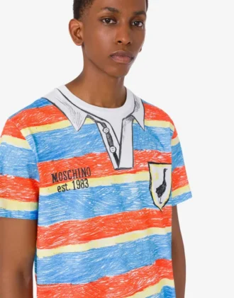T-shirt en jersey de coton biologique imprimé