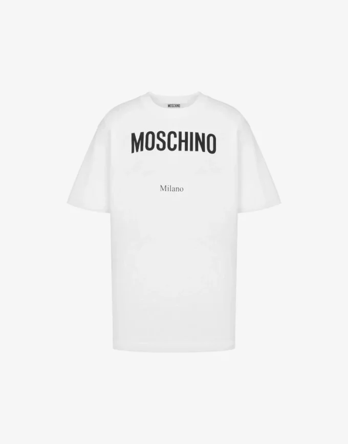 T-shirt en jersey de coton biologique imprimé T-shirt en jersey de coton biologique imprimé