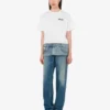 T-shirt en jersey de coton biologique imprimé T-shirt en jersey de coton biologique imprimé