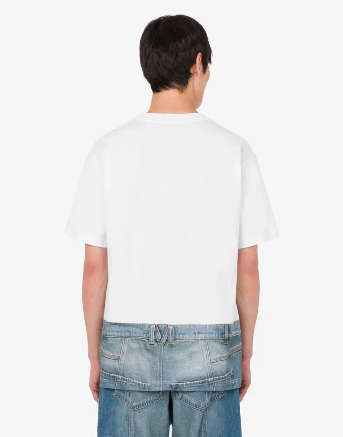 T-shirt en jersey de coton biologique imprimé T-shirt en jersey de coton biologique imprimé