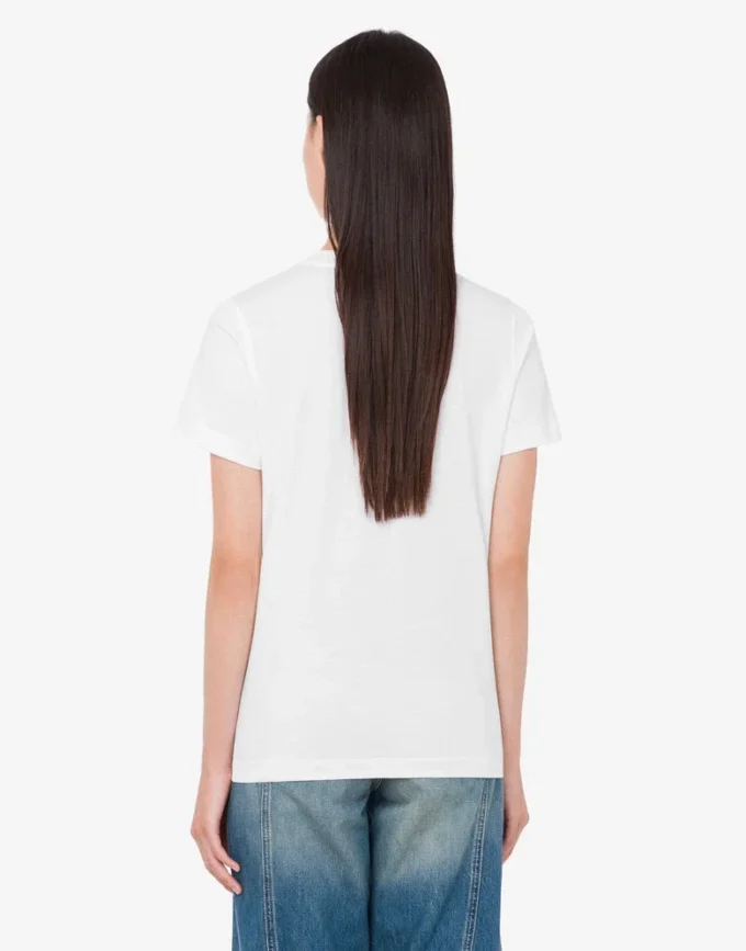 T-shirt en jersey de coton biologique imprimé