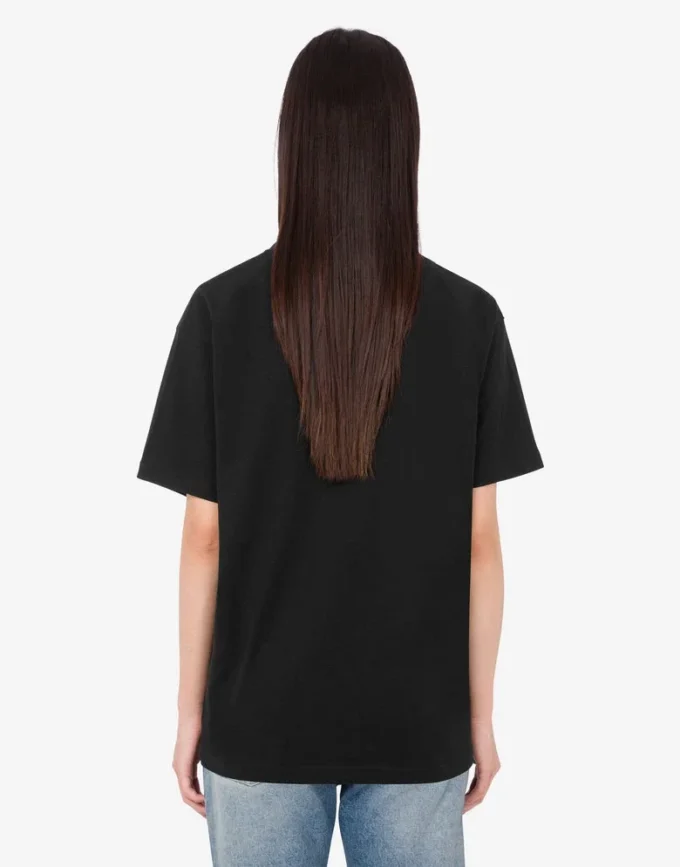 T-shirt en jersey de coton biologique imprimé T-shirt en jersey de coton biologique imprimé
