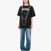 T-shirt en jersey de coton biologique imprimé T-shirt en jersey de coton biologique imprimé