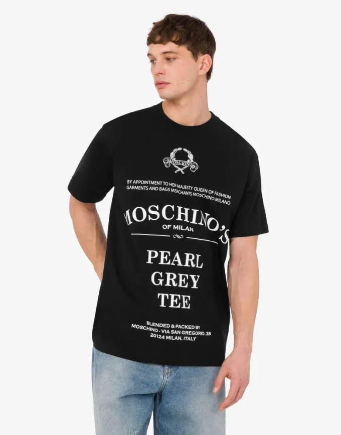 T-shirt en jersey de coton biologique imprimé T-shirt en jersey de coton biologique imprimé