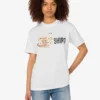 T-shirt en jersey de coton biologique imprimé T-shirt en jersey de coton biologique imprimé