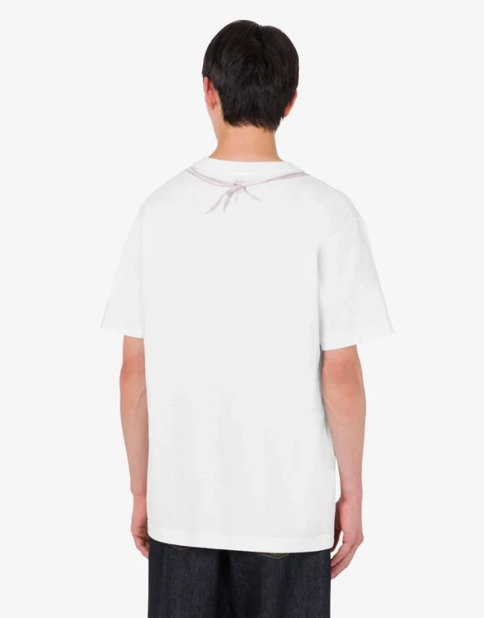 T-shirt en jersey de coton biologique imprimé