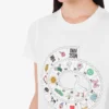 T-shirt en jersey de coton biologique imprimé