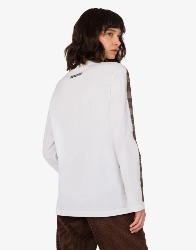 T-shirt en jersey de coton biologique imprimé T-shirt en jersey de coton biologique imprimé