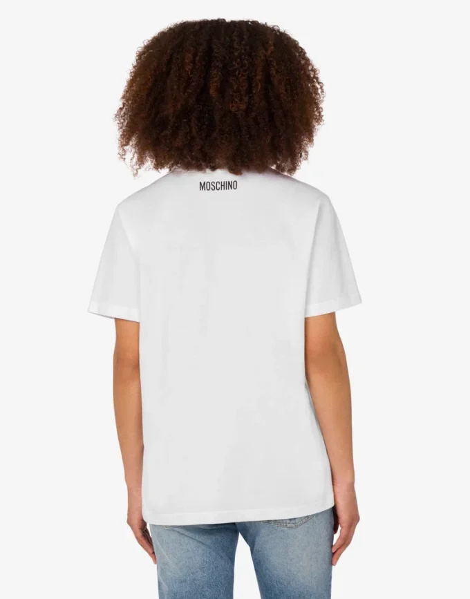 T-shirt en jersey de coton biologique imprimé T-shirt en jersey de coton biologique imprimé
