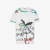 T-shirt en jersey de coton biologique imprimé