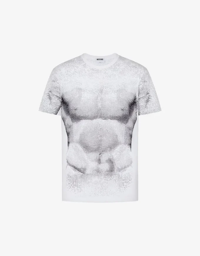 T-shirt en jersey de coton biologique imprimé T-shirt en jersey de coton biologique imprimé