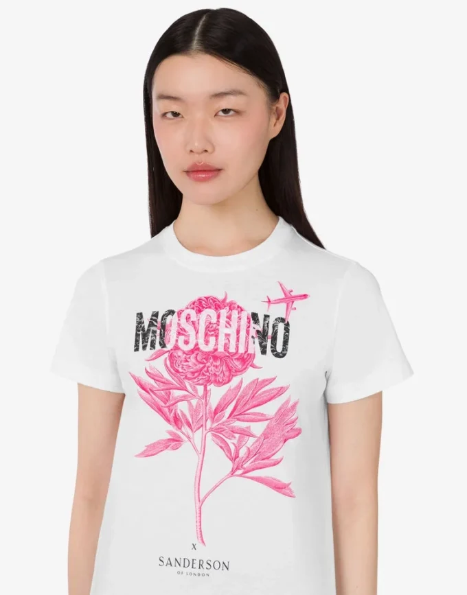 T-shirt en jersey de coton biologique imprimé
