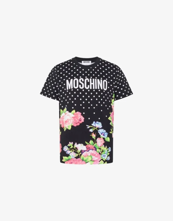 T-shirt en jersey de coton biologique imprimé T-shirt en jersey de coton biologique imprimé