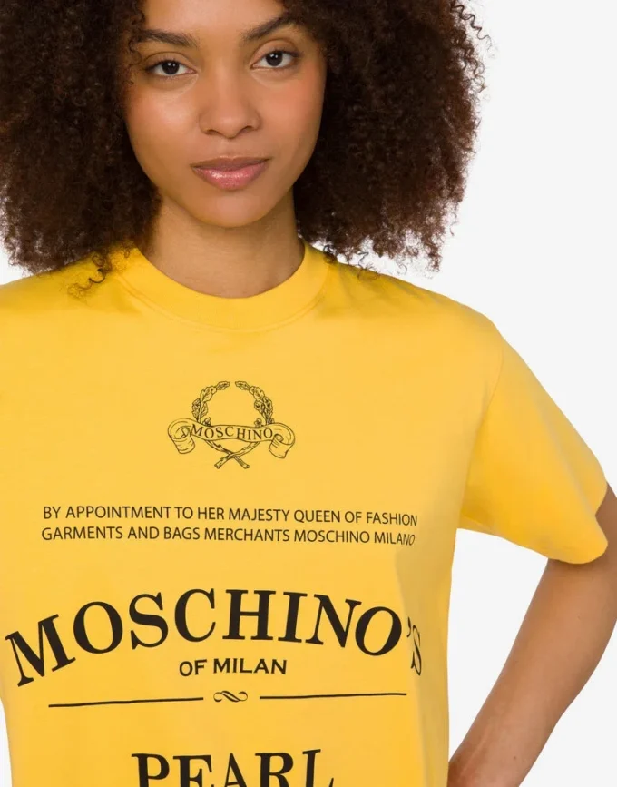 T-shirt en jersey de coton biologique imprimé T-shirt en jersey de coton biologique imprimé