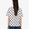 T-shirt en jersey de coton biologique imprimé Moschino Teddy Bear