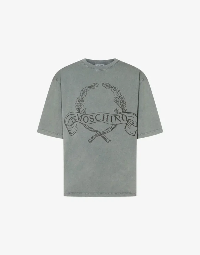 T-shirt en jersey de coton biologique Laurel Crown