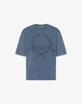 T-shirt en jersey de coton biologique Laurel Crown